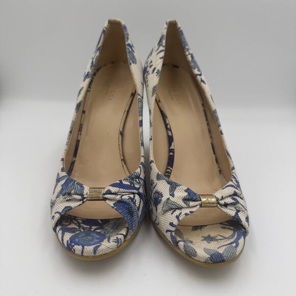 Gucci Flora Wedge Sandals – Size 8.5B - Picture 3 of 6